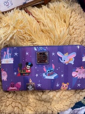 Dooney & Bourke Purple disney wallet
